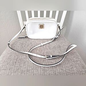 Dooney & Bourke Sawyer White
Saffiano Leather Crossbody Bag Like New